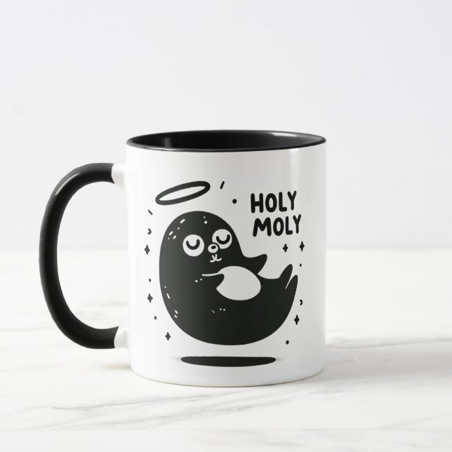 Levitating Holy Mole Mug – Cute Floating Animal  (Gauche)