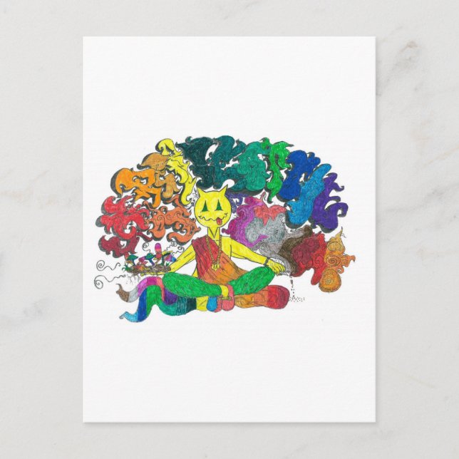 Levitation Postkarte (Vorderseite)