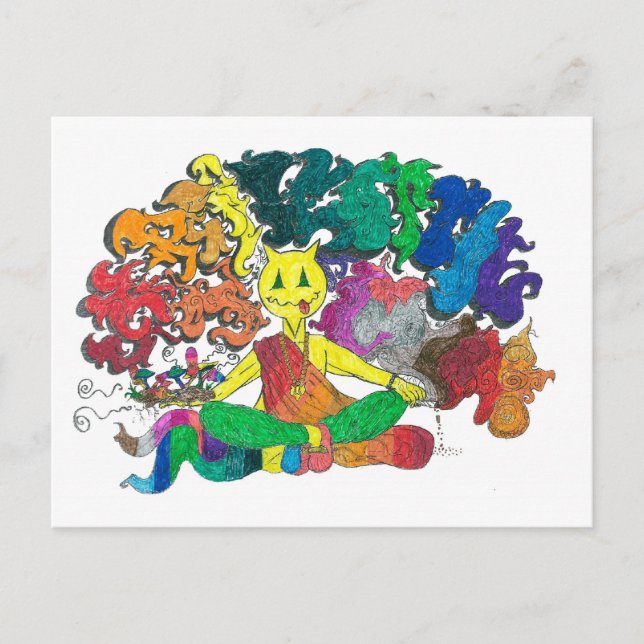 Levitation Postkarte (Vorderseite)