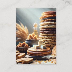 Lévitique 7:11-12 KJV Cartes - Cakes d'actions de 