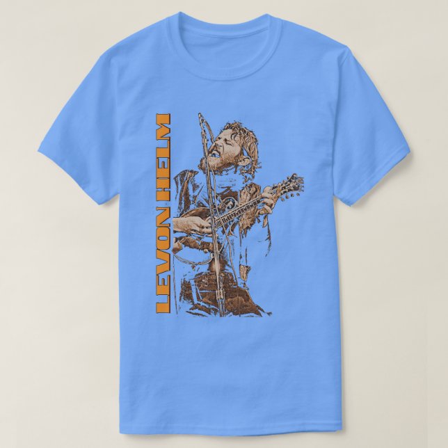 Levon Helm The Dirt Bauer 80er FanArt Tribute T-Shirt (Design vorne)