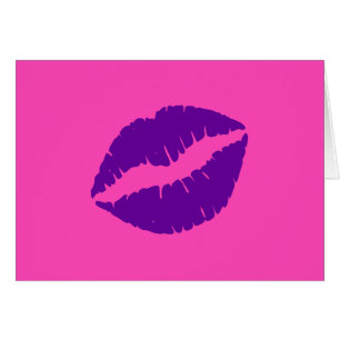 Lèvres roses et violettes