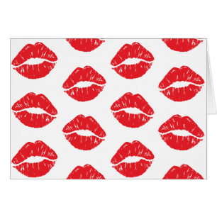 Lèvres Rouges, Rouge À Lèvres, Baiser, Motif Des L