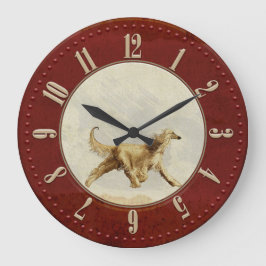 Lévriafghan aux allures große wanduhr