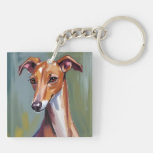 Lévrier Italien Peinture Aquarelle Chien