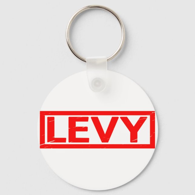 Levy Briefmarke Schlüsselanhänger (Vorderseite)