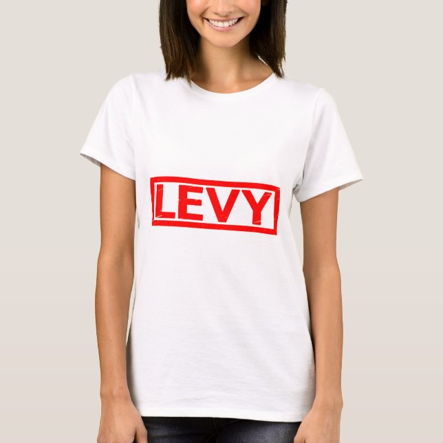 Levy Briefmarke T-Shirt (Vorderseite)