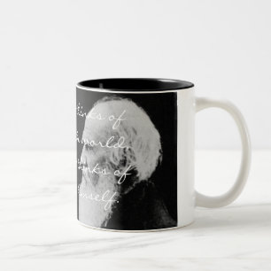 Lew Tolstoi - ändern Sie die Welt. - Besonders Zweifarbige Tasse
