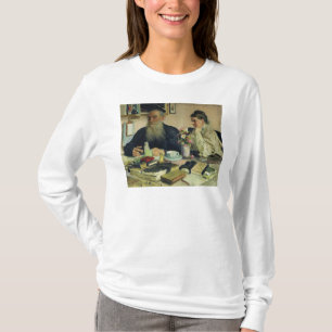 Lew Tolstoi mit seiner Ehefrau in Yasnaya Polyana T-Shirt