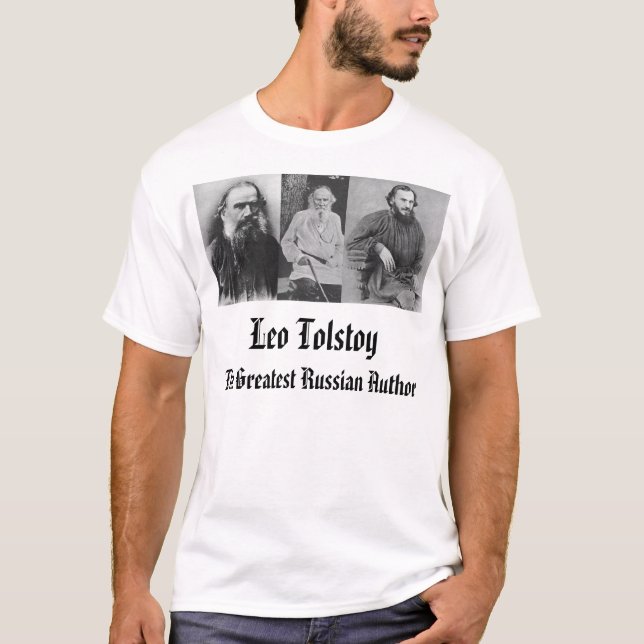 Lew Tolstoi T-Shirt (Vorderseite)