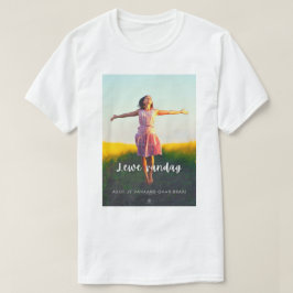 Lewe Vandag Asof Jy Vanaand Gaan Braai T-Shirt