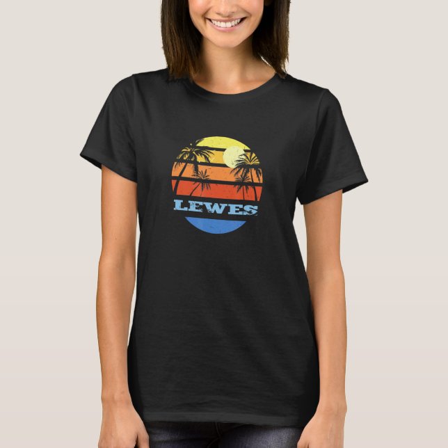 Lewes Delaware De Beach Lewesian Beach Bum Summer T-Shirt (Vorderseite)