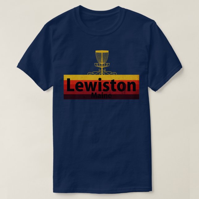 Lewinston Disk Golf Maine T-Shirt (Design vorne)