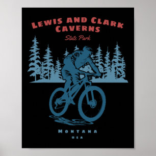 Lewis And Clark Caverns State Park Mountainbike B Poster