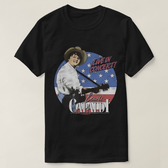 Lewis Capaldi â€"Americas Sweetheart Salt Lake Ci T-Shirt (Design vorne)