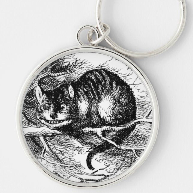 Lewis Carroll Cheshire-Katze Schlüsselanhänger (Vorne)