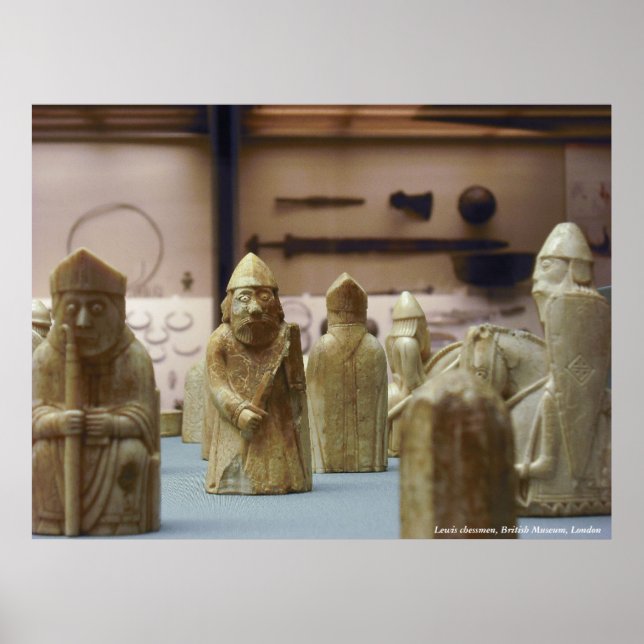 Lewis Chessmen Poster (Vorne)