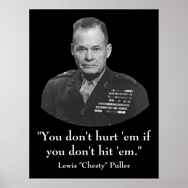 Lewis "Chesty" Puller Poster (Vorne)