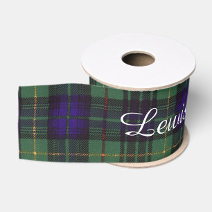 Lewis-Clan karierter schottischer Kilt Tartan Ripsband