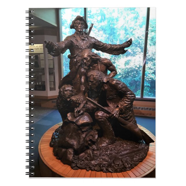 Lewis & Clark Statue, Fort Clatsop, Oregon Notizblock (Vorderseite)