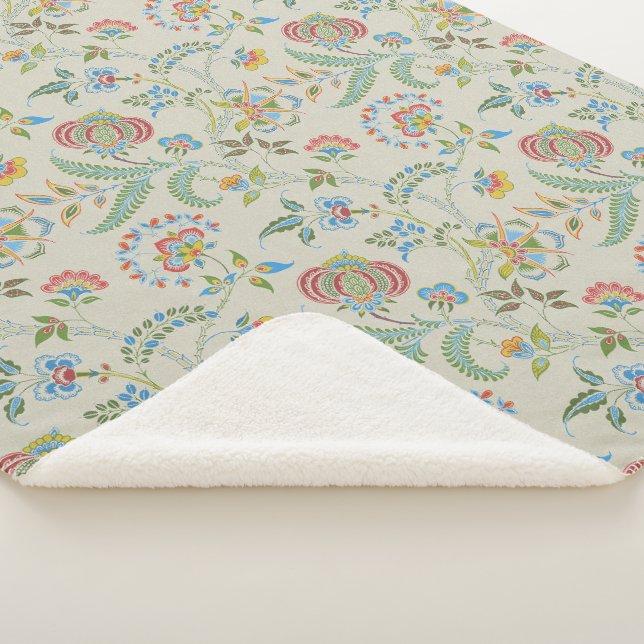 Lewis Day's "Granny" Floral Sherpadecke (3/4)