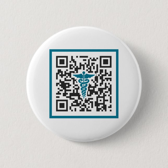 Lewis E Knopf der Verkäufer-Ader-Sorgfalt-QR Button (Vorderseite)