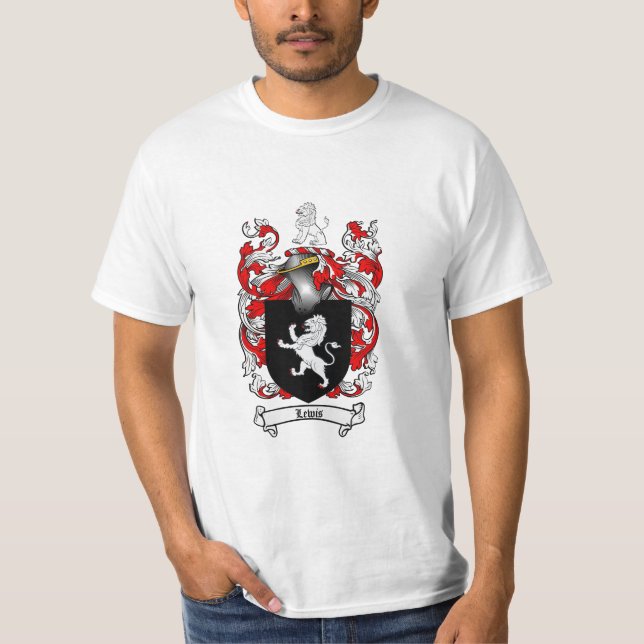 Lewis-Familienwappen - Lewis-Wappen T-Shirt (Vorderseite)