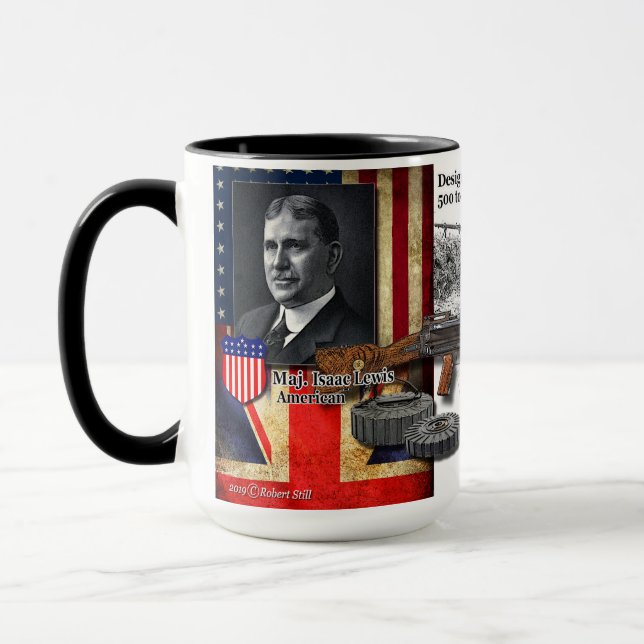 Lewis-Gewehr-Kaffee-Tasse 1914 Tasse (Links)
