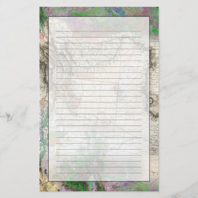 Lewis und Clark Briefpapier (Vorderseite)