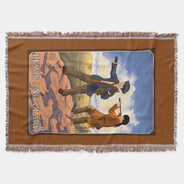 Lewis und Clark, die den Westen erforschen Decke (Vorderseite)