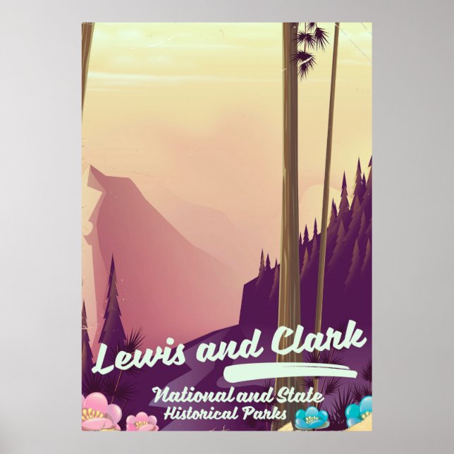 Lewis und Clark National und Staat Park Poster (Vorne)