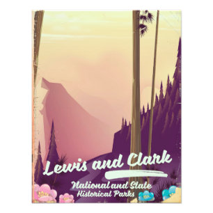 Lewis und Clark National und State Park Poster