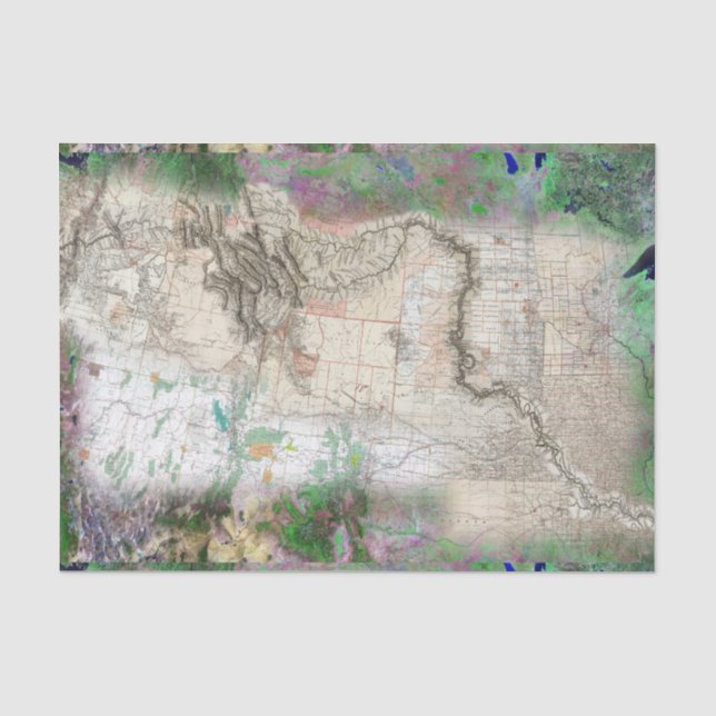 Lewis und Clark Seidenpapier (Vorderseite)