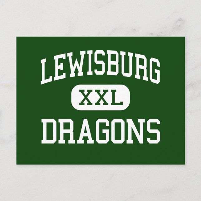 Lewisburg - Drachen - Hoch - Lewisburg Postkarte (Vorderseite)