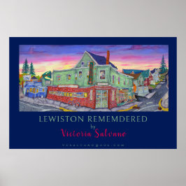 LEWISTON ERINNERT AN Victoria Salvano Poster