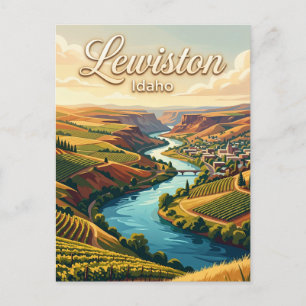 Lewiston Idaho Postkarte