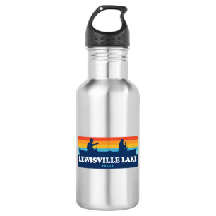 Lewisville Lake Texas Canoe Edelstahlflasche