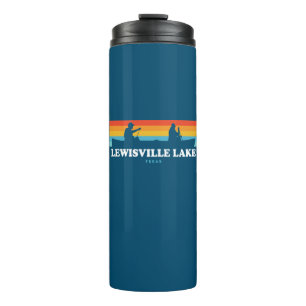 Lewisville Lake Texas Canoe Thermosbecher