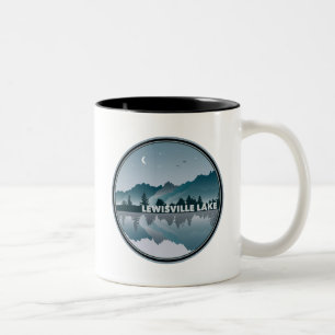 Lewisville Lake Texas Reflection Zweifarbige Tasse