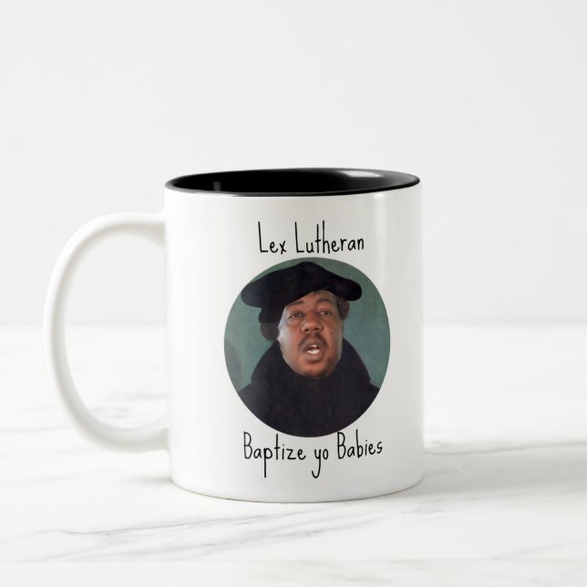 Lex Lutheran Zweifarbige Tasse (Links)