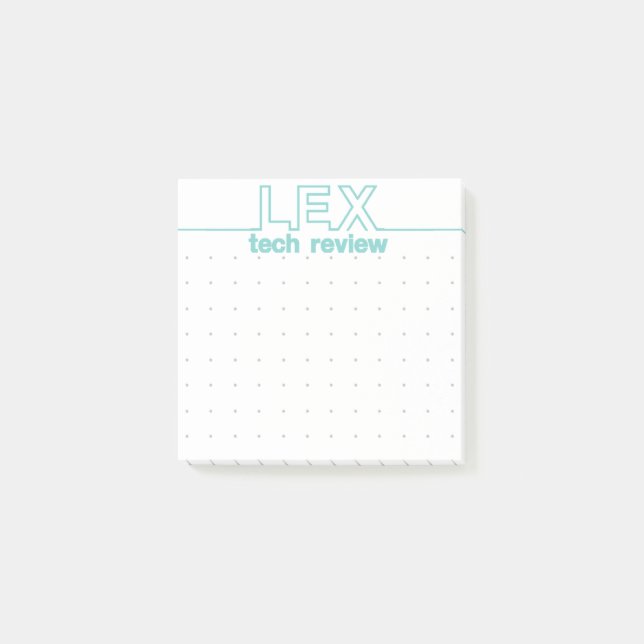Lex Technologie-Bericht fertigen kundenspezifisch Post-it Klebezettel (Vorderseite)