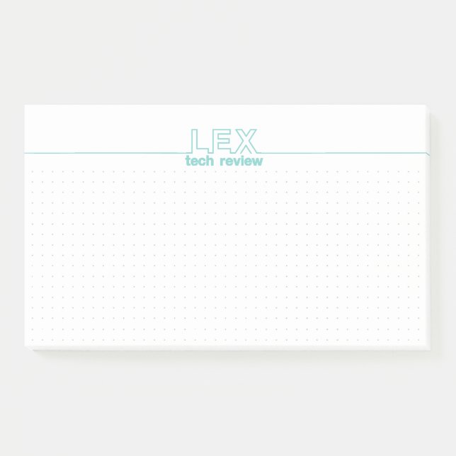 LEX TECHNOLOGIE-BERICHT kundenspezifische Post-it Klebezettel (Vorderseite)