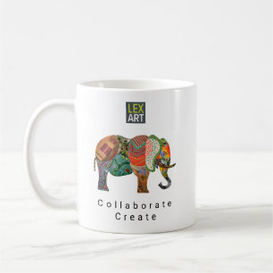 LexArt Collaborate Shirt v2 - Helle Farbe Kaffeetasse