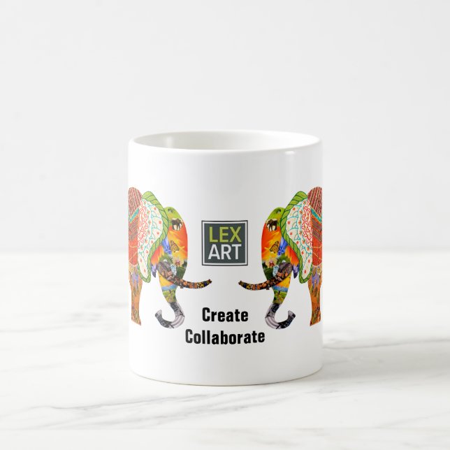 LexArt Collaborate Tasse - White (Mittel)