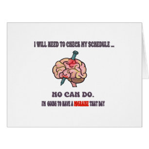 L'excuse de la migraine ! Éviter l'interaction soc