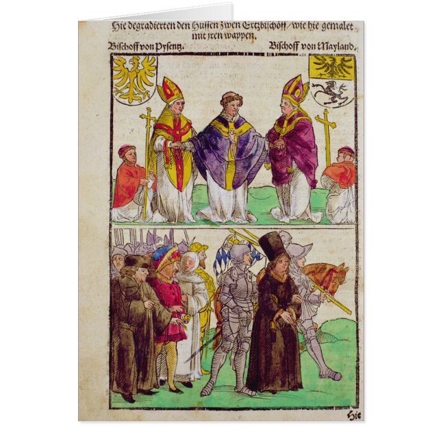 L'exécution de Jan Hus (Devant)