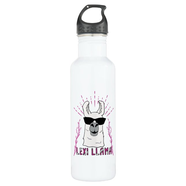 Lexi Llama Edelstahlflasche (Vorderseite)
