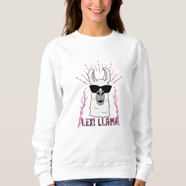 Lexi Llama Sweatshirt (Vorderseite)