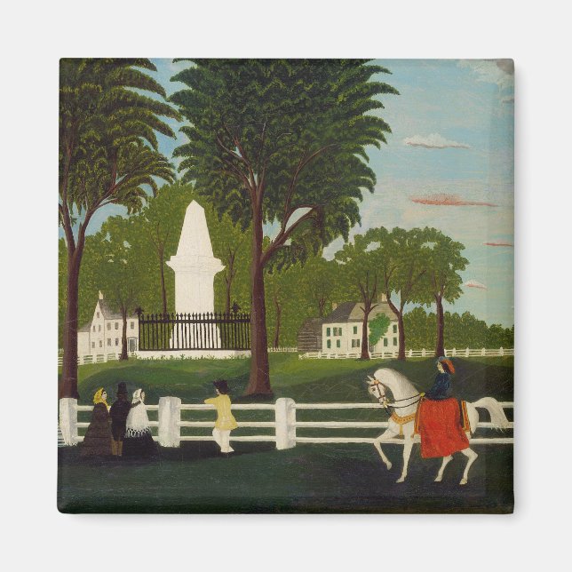 Lexington Battle Monument, c.1830 Magnet (Vorne)