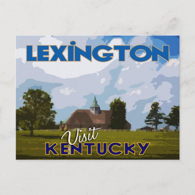 Lexington, besuchen Sie Kentucky.. Postkarte (Vorderseite)